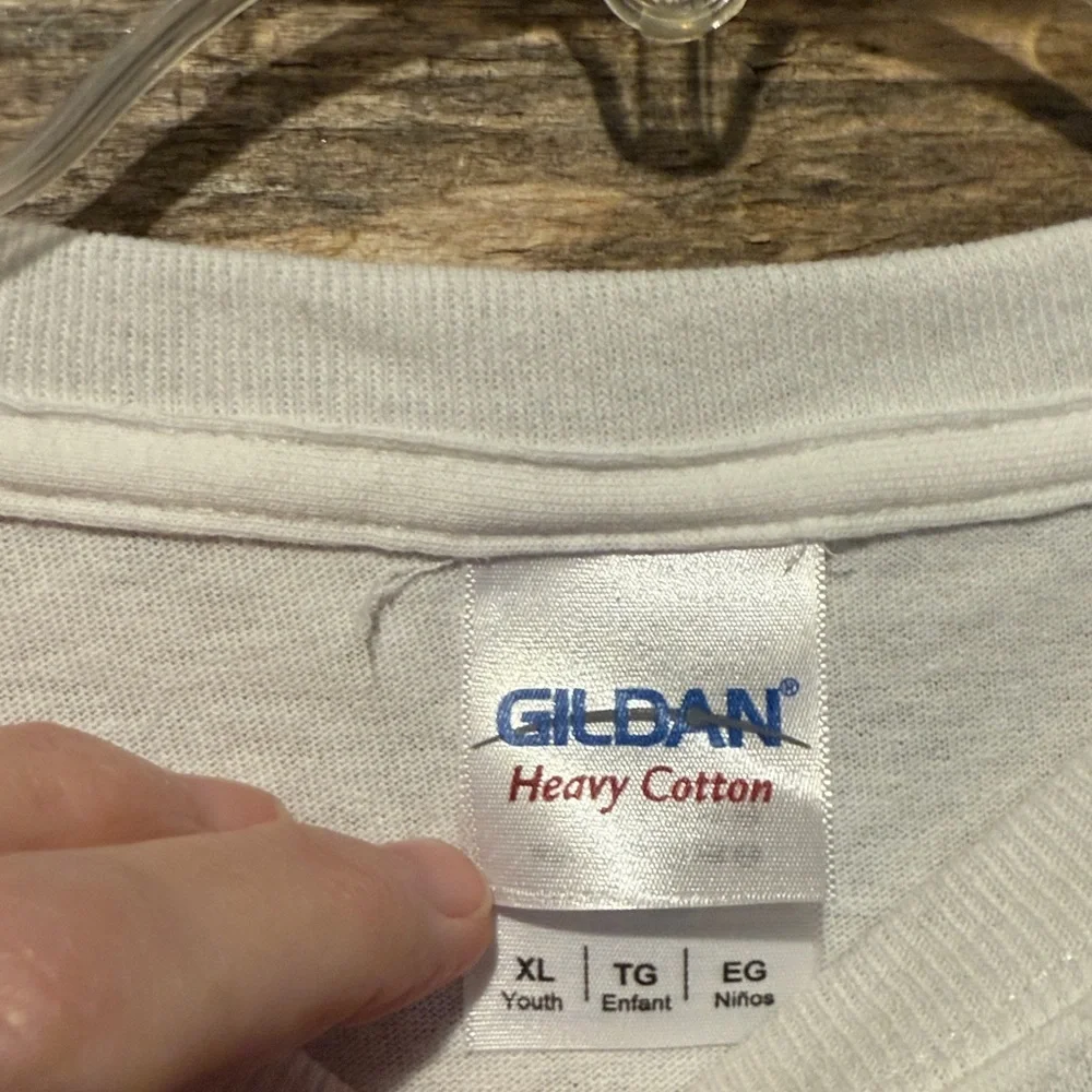 💰BOGO FREE Gildan Youth Heavy Cotton White Tee - Picture 5 of 7